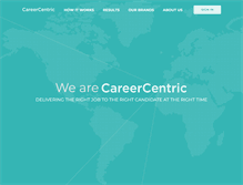 Tablet Screenshot of careercentric.com